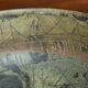 Mid-century ceramic bowl with incised decoration.