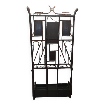 French Standing Coat Rack In Japanese Style, early 1900s
