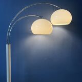 Vintage Dijkstra double bow mushroom floor lamp