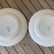 Set of 2 Digoin Sarreguemines dinner plates