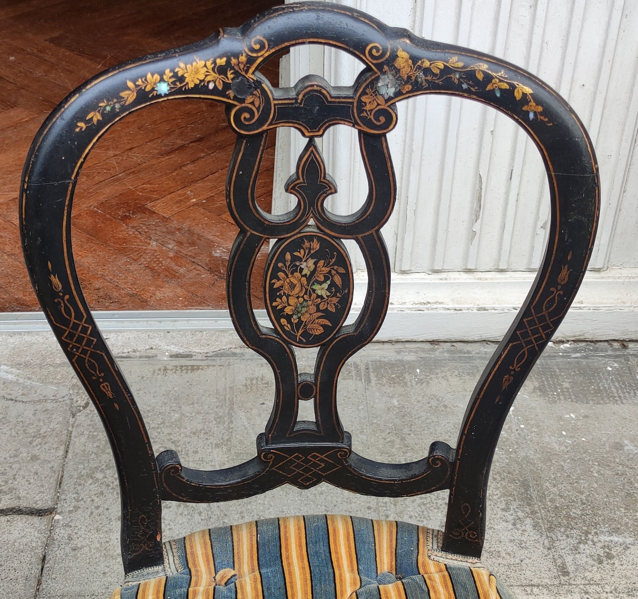 4 Napoleon III chairs