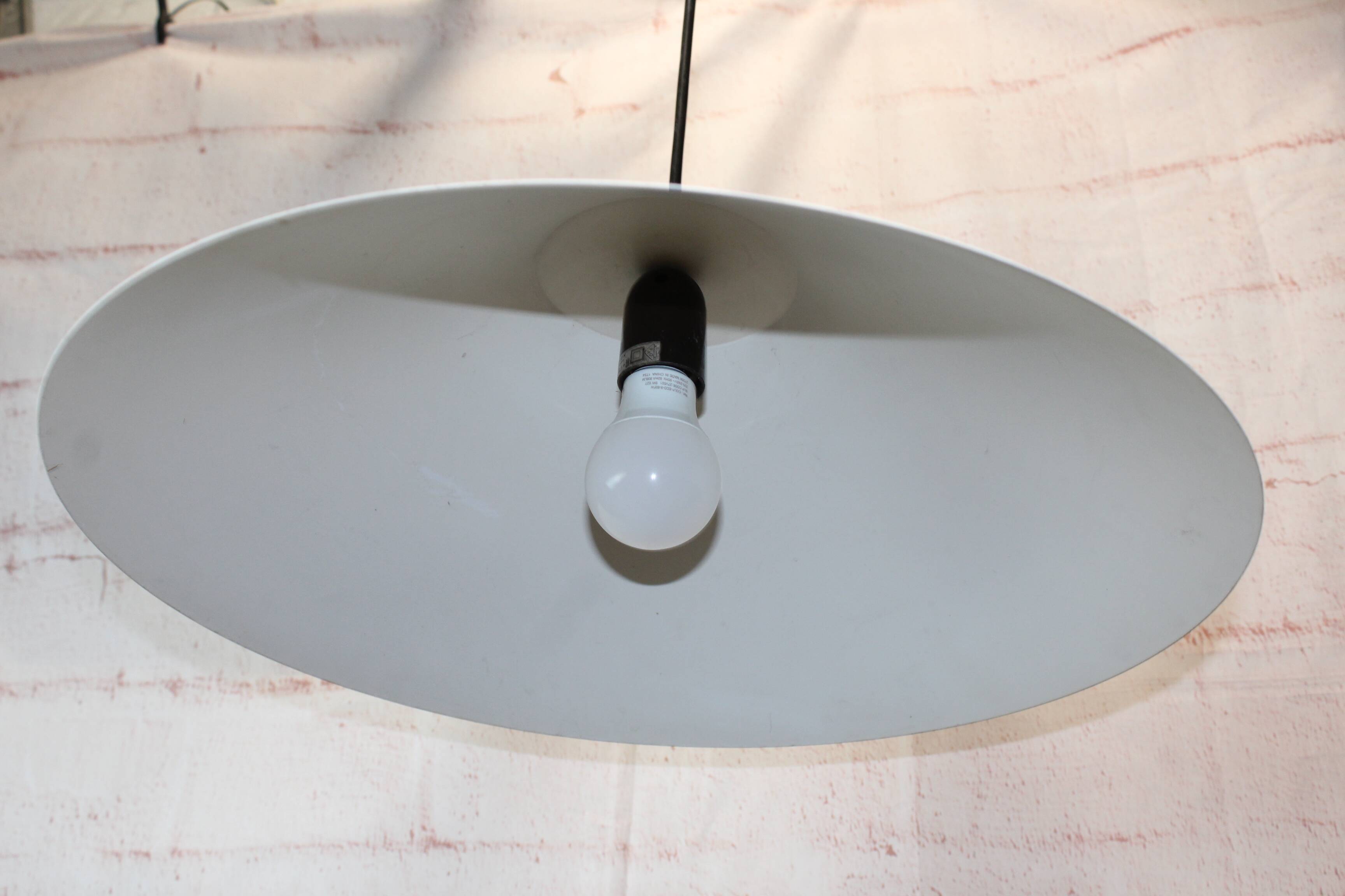 Vintage suspension lampshade lita france design 70