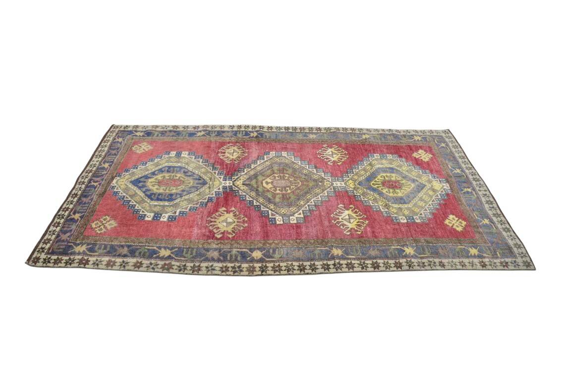 Vintage Handknotted Area Carpet