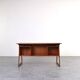 Mid-Century Danish Teak Executive Desk by Svend Åge Madsen for H.P. Hansen,