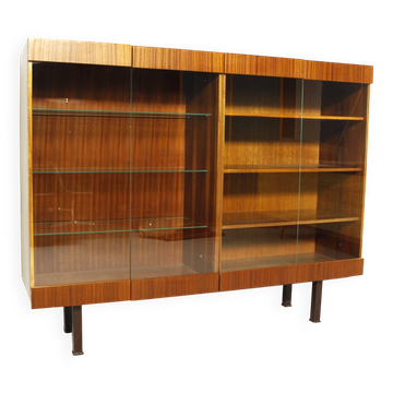 Czech Mahogany Bookcase, 1970s