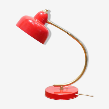 Vintage lamp in metal and brass by Delmas editions