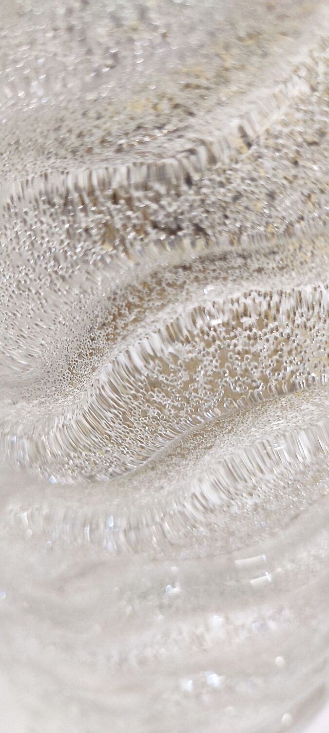 Murano glass wall lamp. Italy, 1980s.