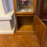 Cherry wood display cabinet