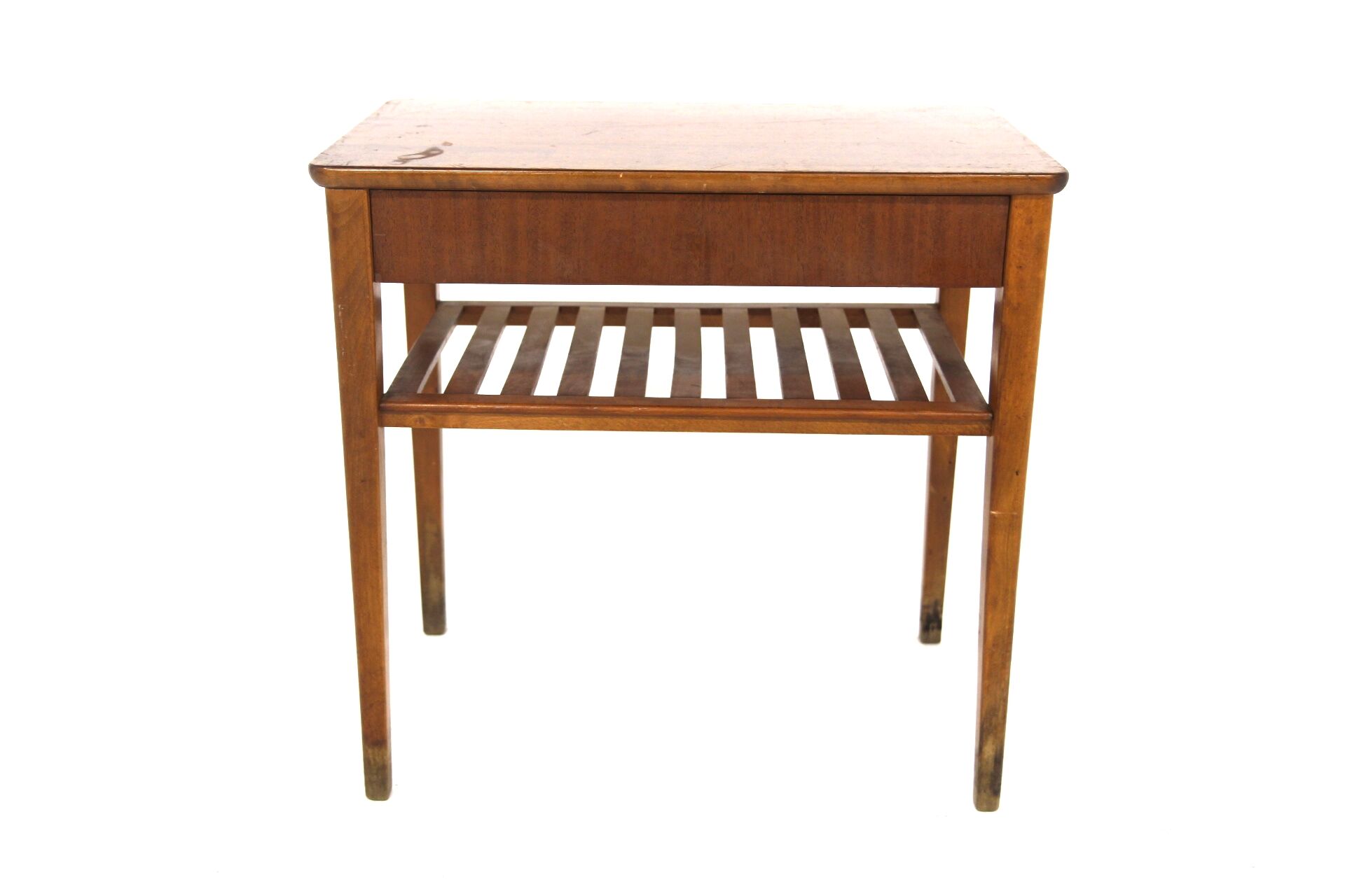 Table de chevet en acajou, Suède, 1950