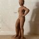 Antique Art Deco sculpture signed Delauner – Terracotta – 26 cm
