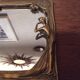 Mirror Art Nouveau brass 1900