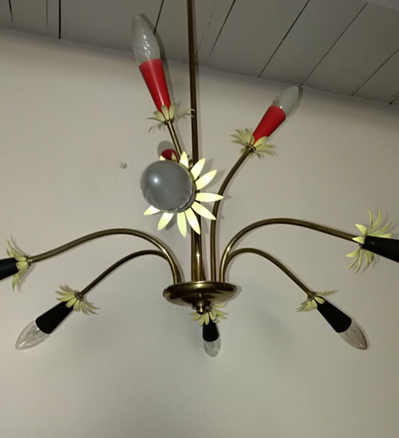 Lustre vintage 9 lumières 1970