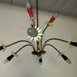Vintage luster 9 lights 1970