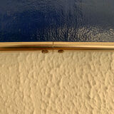 Vintage mirror 1960 triptych barber blue king - 24 x 59 cm