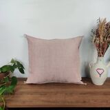 vintage pink Berber cushion
