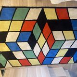 Rubik's cube Castelbajac carpet