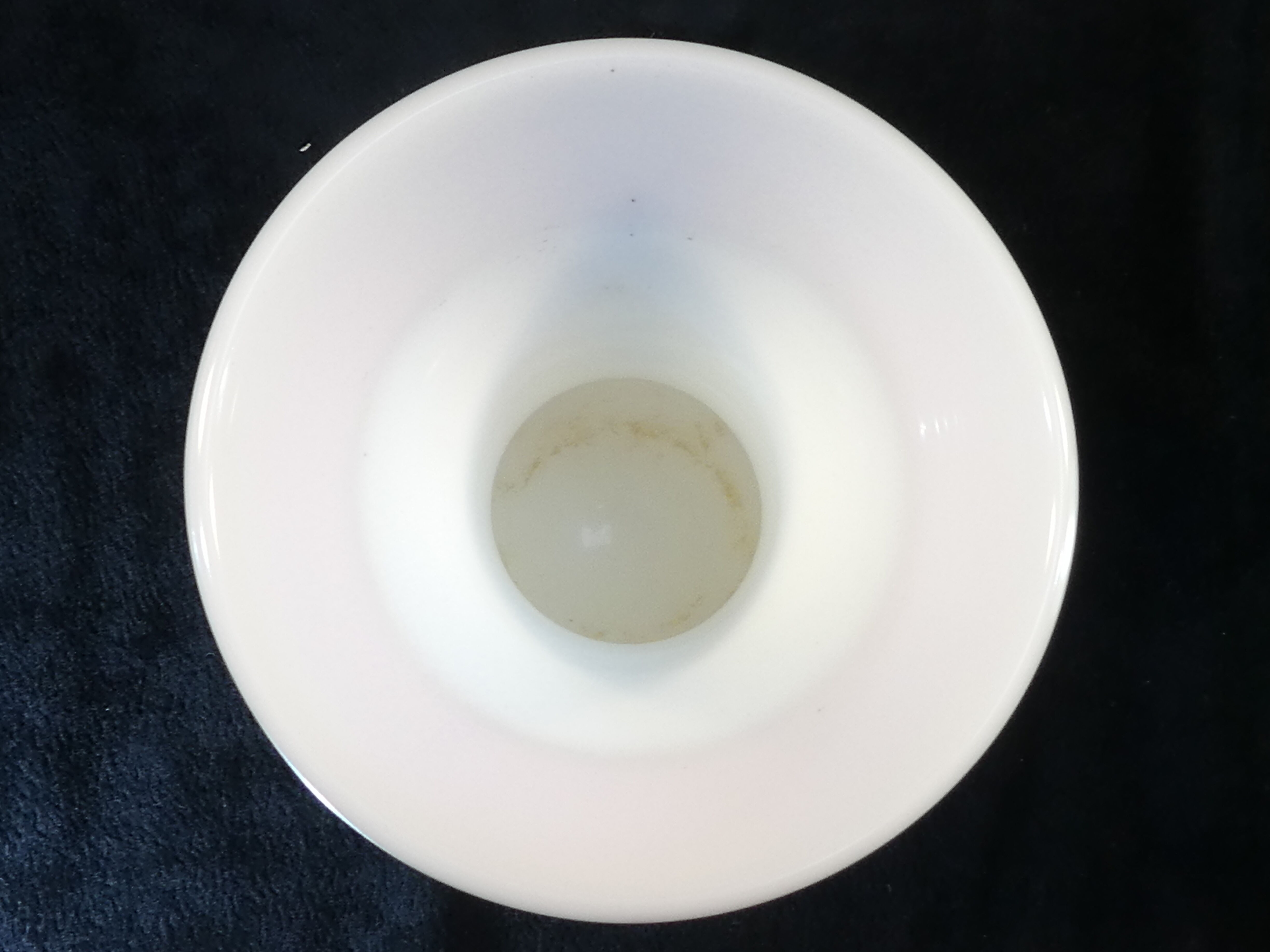 Pansu vase in opaline decoration of enamelled flowers NAPOLEON 3