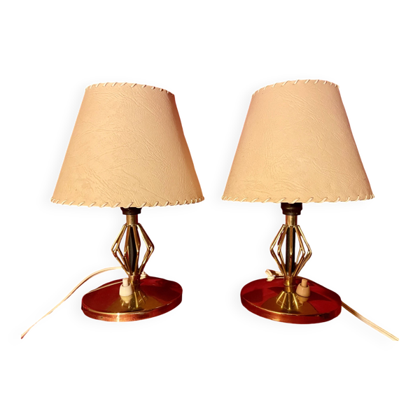 Lot de lampes et appliques, des années 50