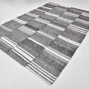 Tapis kilim vintage turc rayé, 206x304 cm