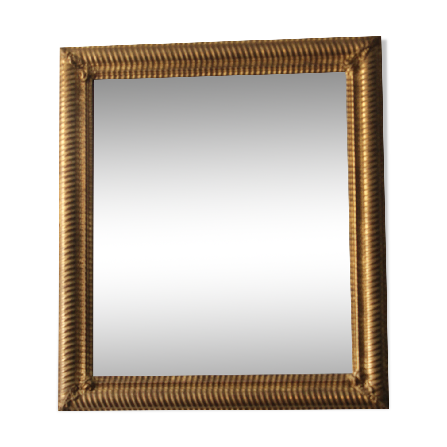 Ancient mirror gilded - 74x83cm