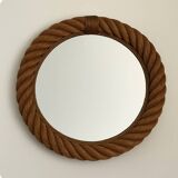 Vintage rope mirror french 1970s