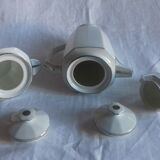 Lot: coffee service, limoges porcelain (10 pieces), art deco style