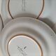 3 assiettes vintage en faïence Sainte-Radegonde