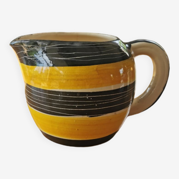 Vintage ceramic pitcher 50s