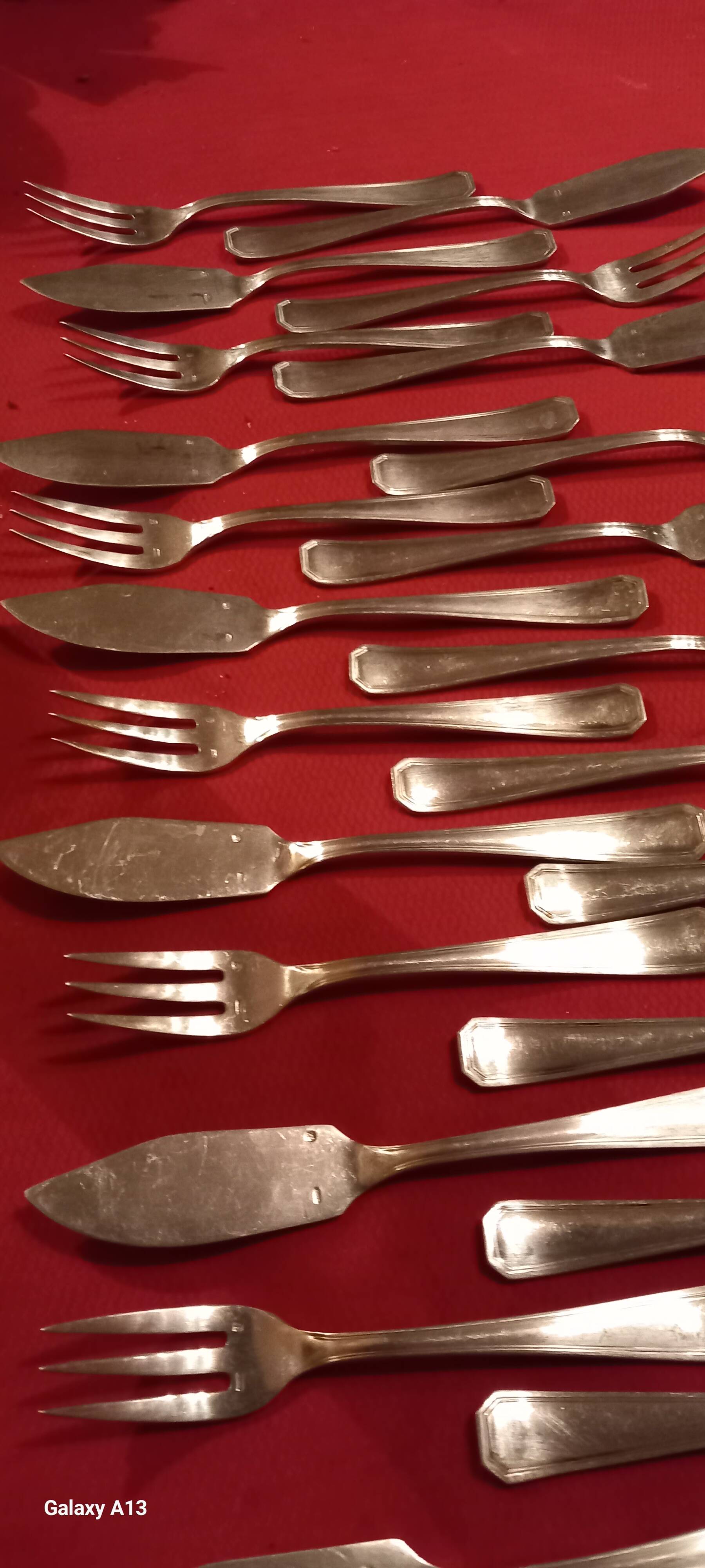 SILVER METAL FISH CUTLERY FRIONNET François