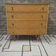 Commode 4 tiroirs année 1970 vintage