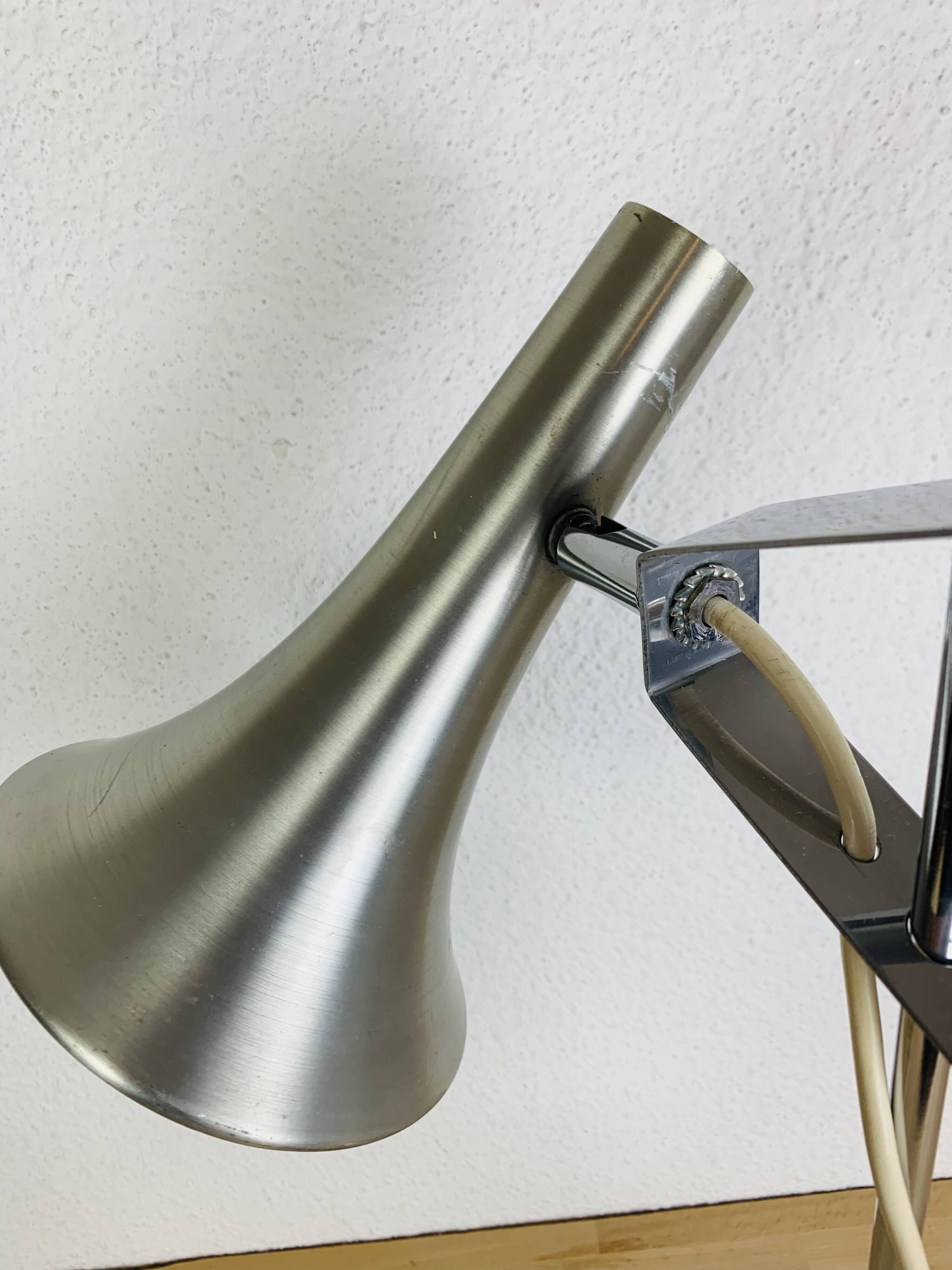 Vintage 70s aluminum desk lamp