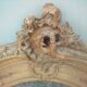 Pediment Louis XV in carved wood shell dating from the 1930 in walnut