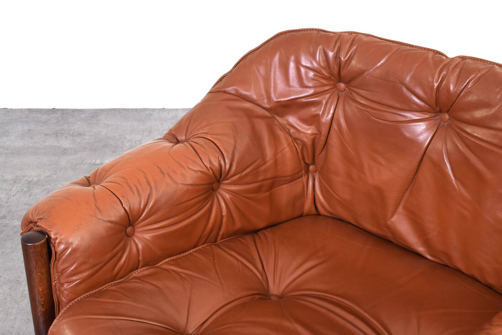 Mid-Century Oak & Leather Armchair by Arne Norell for Coja, 1960s.