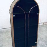 Rattan Bamboo High Board Display Chest, 1970s