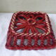 Ceramic enamelled basket plate