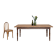 Table de ferme vintage aux pieds tournés