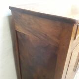 Solid walnut sideboard with 2 doors and 2 drawers, late 19th century