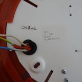 ARTEMIDE 1980 oval design wall light by Patrick Jouin orange/white 1