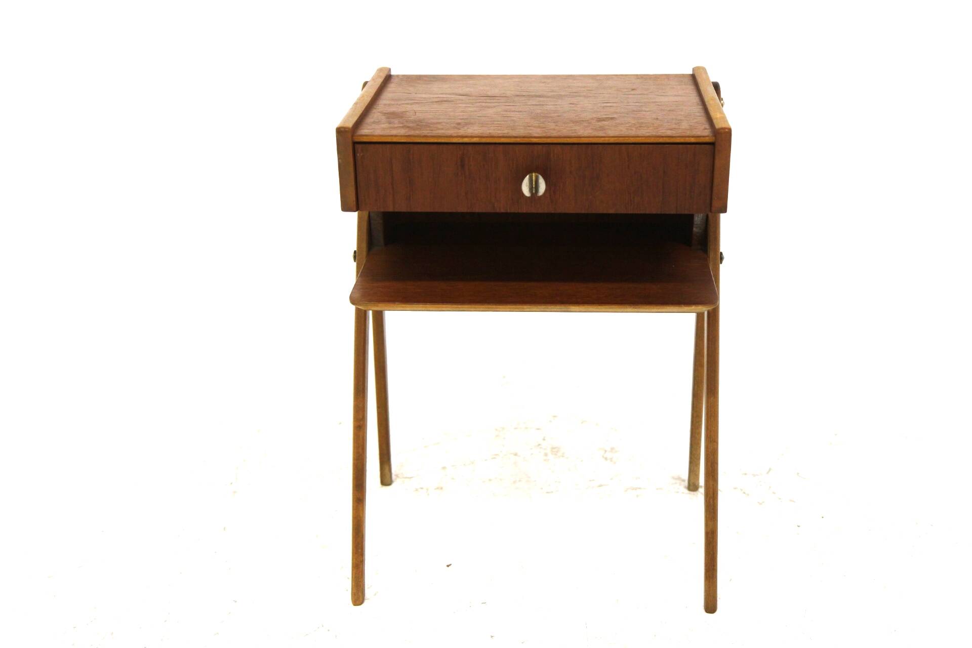 Scandinavian teak bedside table, Sweden, 1950s