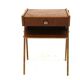 Scandinavian teak bedside table, Sweden, 1950s