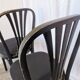 Chaise de salle à manger vintage stol kamnik noire : style yougoslave des années 1970