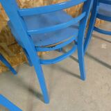 round table with 4 chairs and 2 extensions