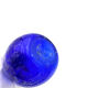 Empoli Cobalt Blue Bubble Glass Vase Mid-Century