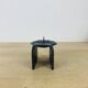Vintage wrought iron brutalist candle holder