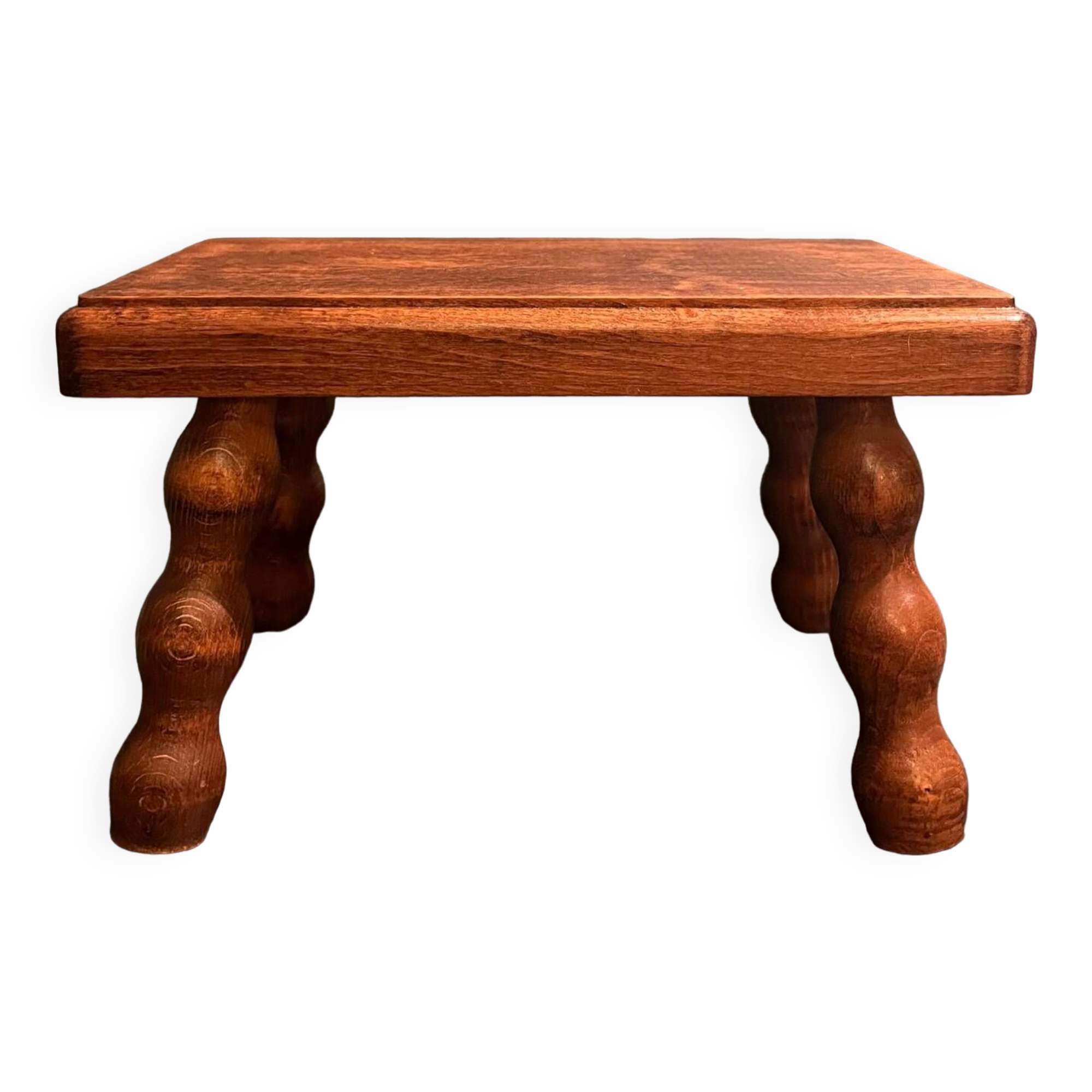 Small wooden stool or footrest