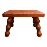 Small wooden stool or footrest