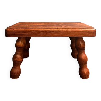 Small wooden stool or footrest