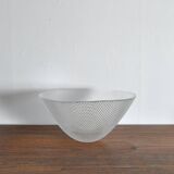 Glass bowl Trigona for Holmegaard, Denmark 1980s