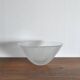 Glass bowl Trigona for Holmegaard, Denmark 1980s