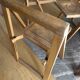 Chaise pliante bois et cannage Jacober